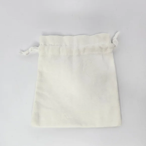 Dior White Drawstring Pouch Small Dust Cover Bag - Picture 2 of 3